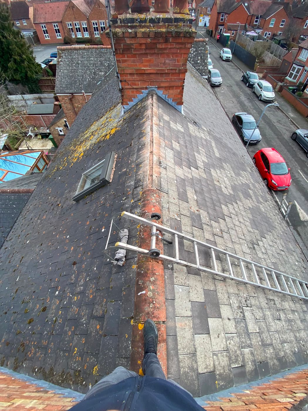 Tiled slate roofing 05